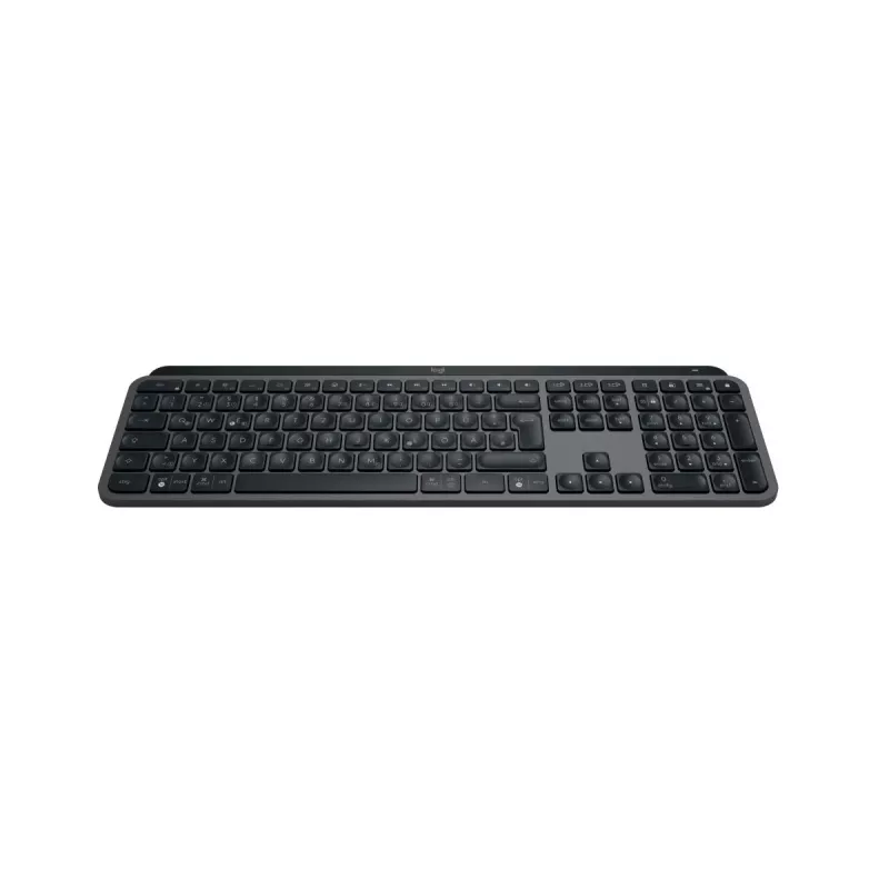 LOGITECH MX Keys S klaviatūra, grafito spalvos, QWERTZ, vokiečių k.