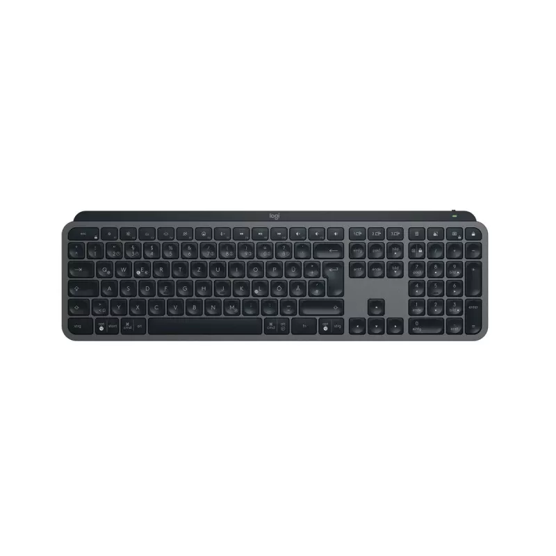 LOGITECH MX Keys S klaviatūra, grafito spalvos, QWERTZ, vokiečių k.