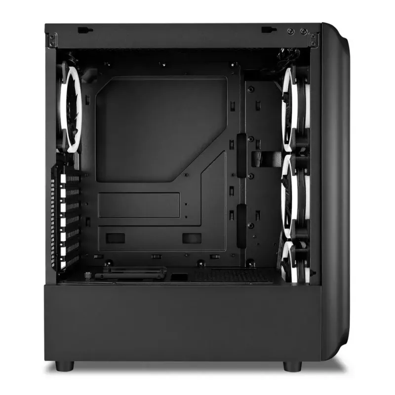 Kompiuterio korpusas Sharkoon TK5M RGB ATX stalinių kompiuterių juodas