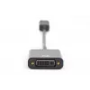 DIGITUS ASSMANN DisplayPort adapterio laidas, DP - DVI (24+5) M/F, 15cm su fiksavimu, DP 1.2 suderinamas, CE juodas