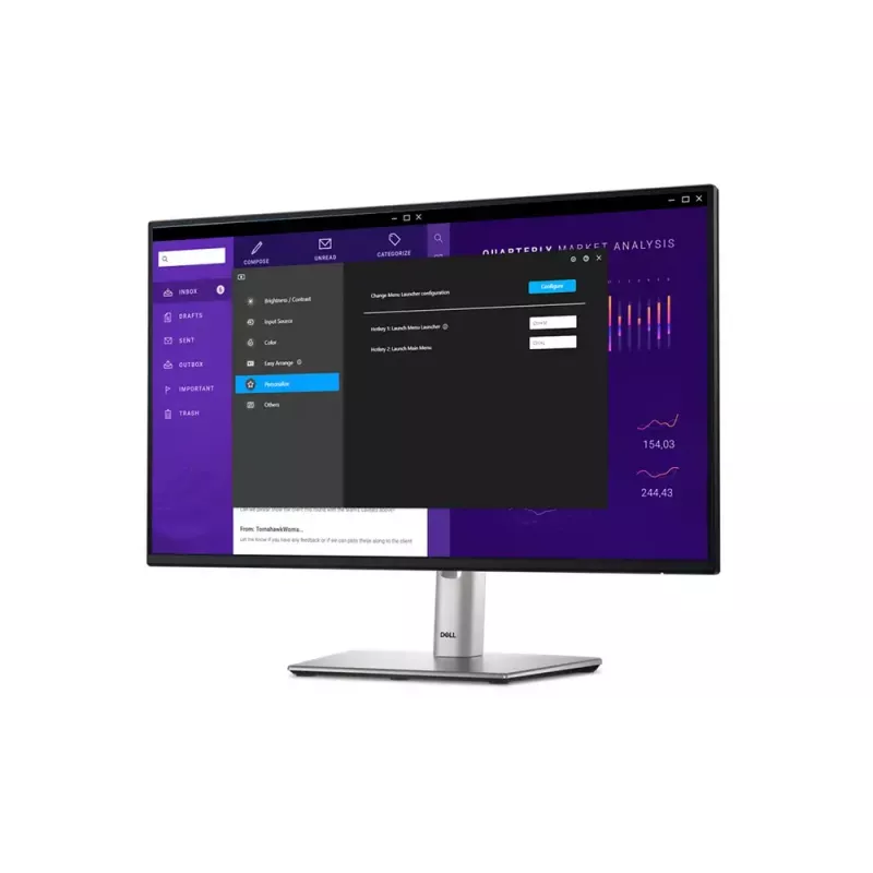 DELL Pro Plus P2425HE kompiuterio monitorius 60,5 cm (23,8 col.) 1920 x 1080 pikselių Full HD LCD juodas