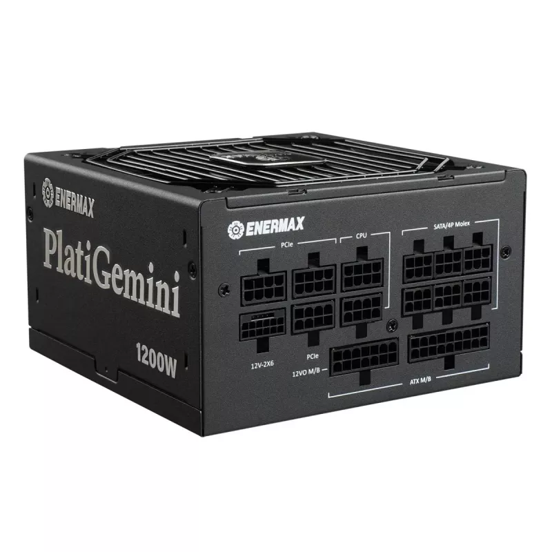 ENERMAX maitinimo šaltinis Platigemini 1200 W 80 Plus Platinum, visiškai modulinis, ATX 3.1 ir ATX12vo
