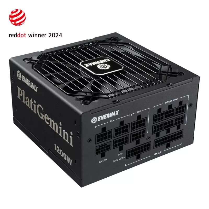 ENERMAX maitinimo šaltinis Platigemini 1200 W 80 Plus Platinum, visiškai modulinis, ATX 3.1 ir ATX12vo