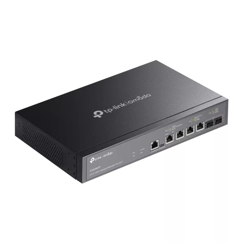 Valdomas komutatorius TP-Link JetStream TL-SX3206HPP 6 prievadų 10GE L2+ 4 prievadų PoE++