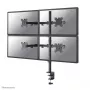 Neomounts FPMA-D550D4Juoda monitoriaus laikiklis 13-32 colių, Spaustuvas / Grometas, 6 kg, 33 cm (13 colių), 81,3 cm (32 colių), 100 x 100 mm, Juoda
