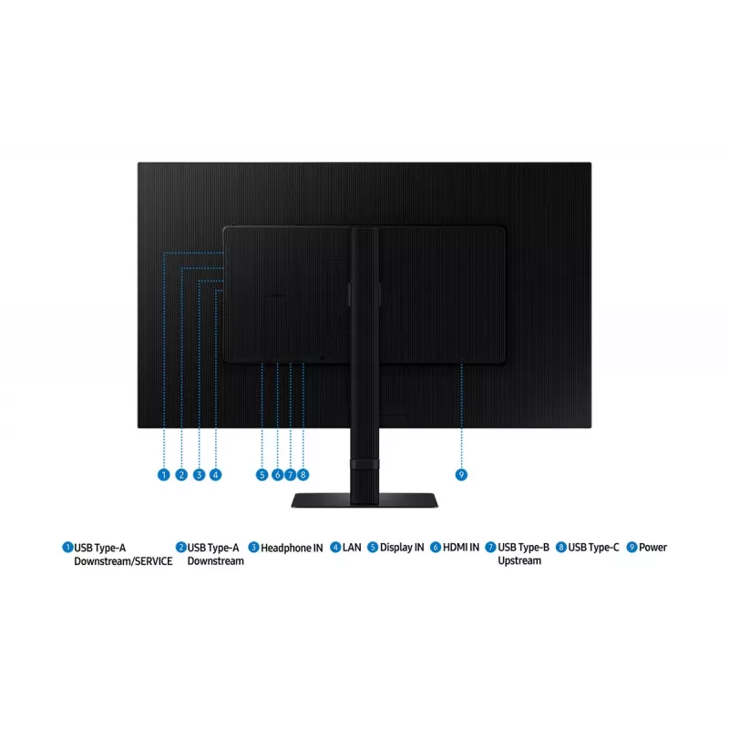 Samsung S80UD kompiuterio monitorius 81,3 cm (32 colių) 3840 x 2160 pikselių 4K Ultra HD LCD juodas