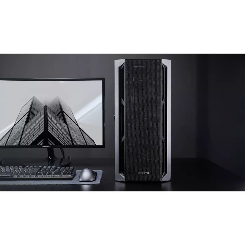 Chieftec APEX AIR GA-01B-M-OP ATX Midi Tower Juoda