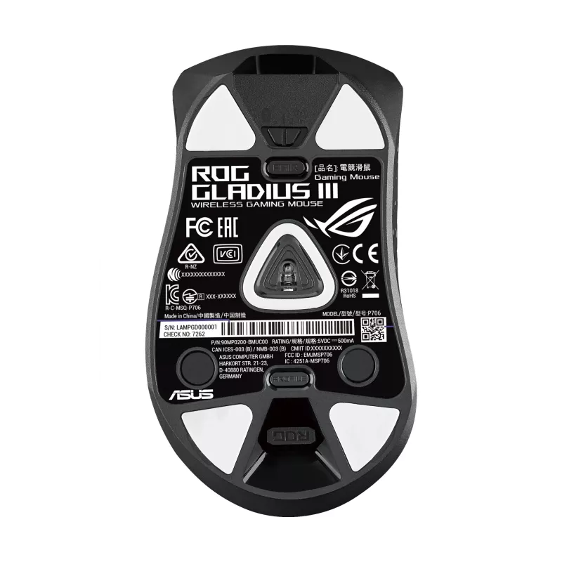 ASUS ROG Gladius III pelė Žaidimams Dešiniarankiams USB Type-A Optinė 19000 DPI
