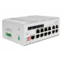 DIGITUS Gigabit Ethernet tinklo PoE komutatorius - 8 pramoniniai prievadai, L2 valdomas, 4 SFP aukštutinio ryšio prievadai