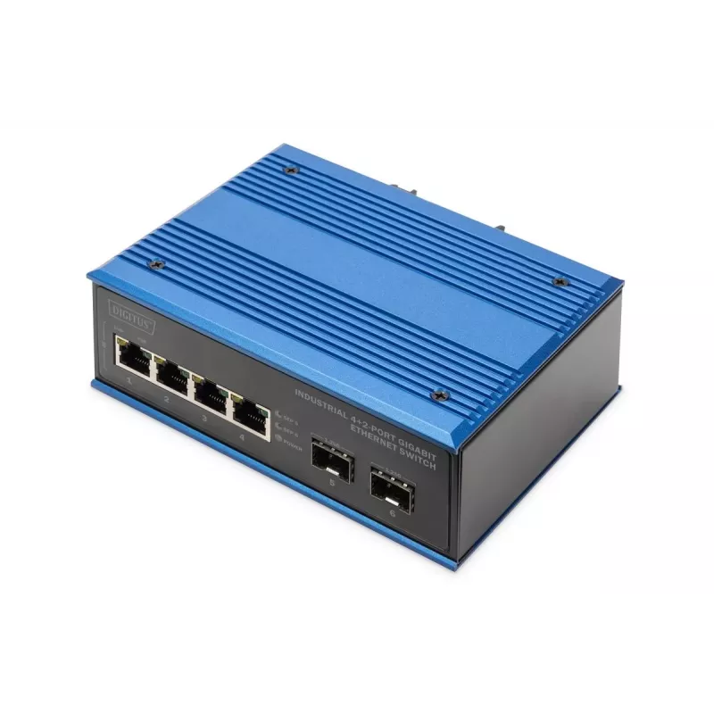 Nevaldomas komutatorius Digitus DN-651148 4+2 prievadų Gigabit Ethernet