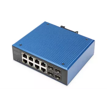 Nevaldomas komutatorius DIGITUS DN-651153 8 prievadų Gigabit Ethernet PoE