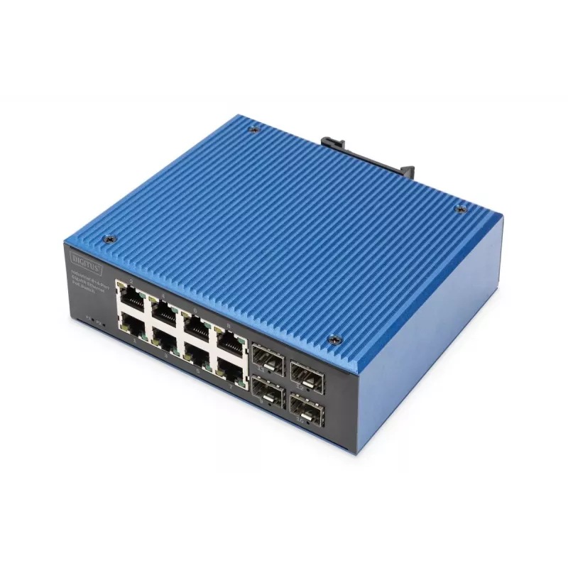Nevaldomas komutatorius DIGITUS DN-651153 8 prievadų Gigabit Ethernet PoE