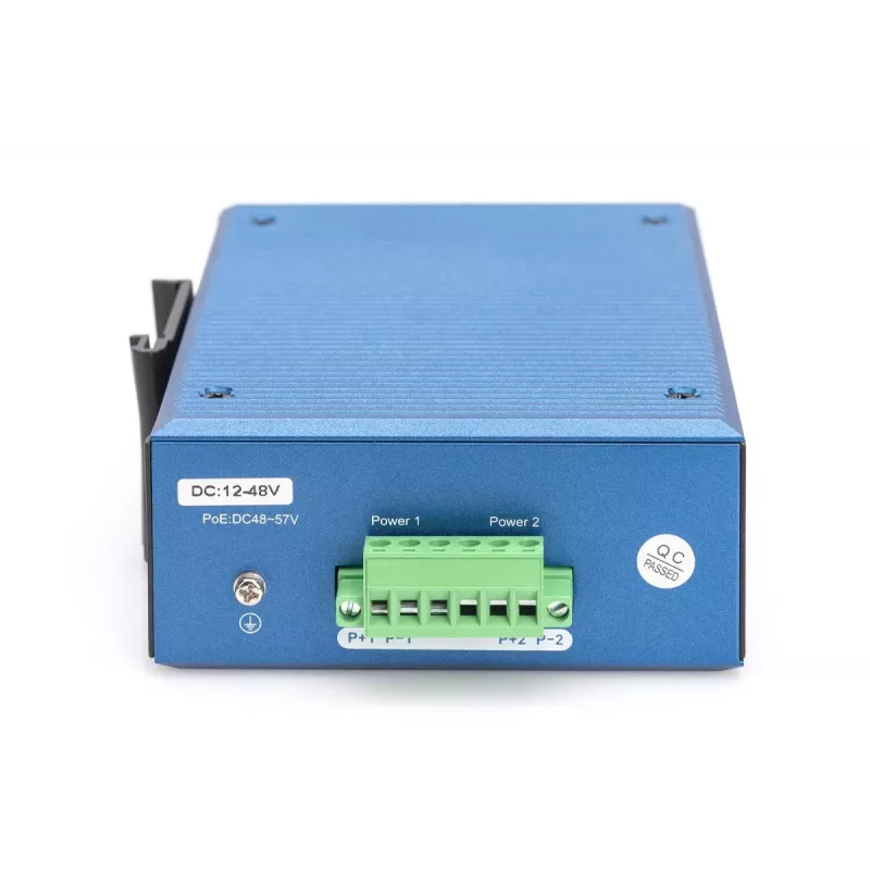 DIGITUS Industrial 4+2-Port L2 managed Gigabit Ethernet Switch 4xGE RJ45 + 2 SFP Port