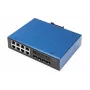 DIGITUS pramoninis 8+4SFP+ prievadų L2 valdomas Gigabit Ethernet PoE komutatorius 8x GE RJ45 +4 SFP+ prievadai PoE