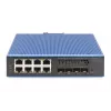 DIGITUS pramoninis 8+4SFP+ prievadų L2 valdomas Gigabit Ethernet PoE komutatorius 8x GE RJ45 +4 SFP+ prievadai PoE