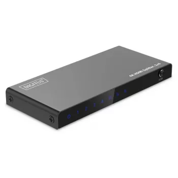 DIGITUS 1x4 HDMI skirstytuvas. 4K/60Hz HDCP 2.3. EDID valdymas