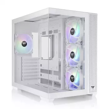 PC Case Thermaltake View 380 TG ARGB Snow Midi Tower White