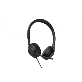 Yealink UH35 Dual Teams USB-A laisvų rankų įranga, laidinė, biurui / skambučių centrui, 20–20000 Hz, 139,5 g, ausinės, juoda