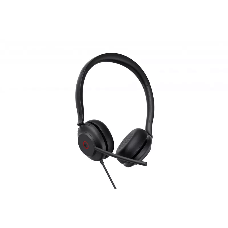 Yealink UH35 Dual Teams USB-A laisvų rankų įranga, laidinė, biurui / skambučių centrui, 20–20000 Hz, 139,5 g, ausinės, juoda