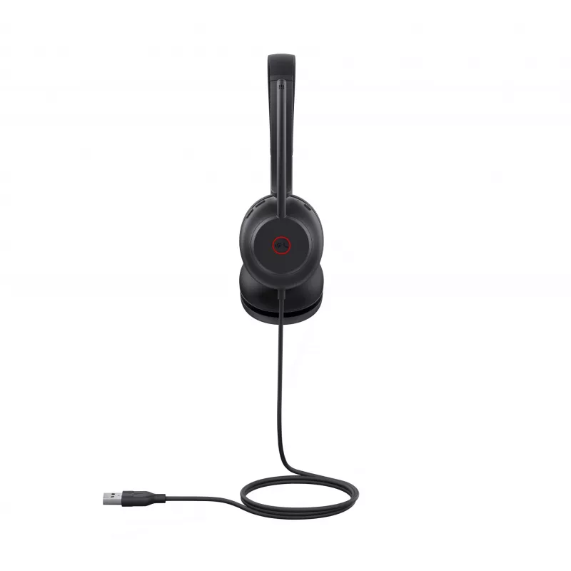 Yealink UH35 Dual Teams USB-A laisvų rankų įranga, laidinė, biurui / skambučių centrui, 20–20000 Hz, 139,5 g, ausinės, juoda