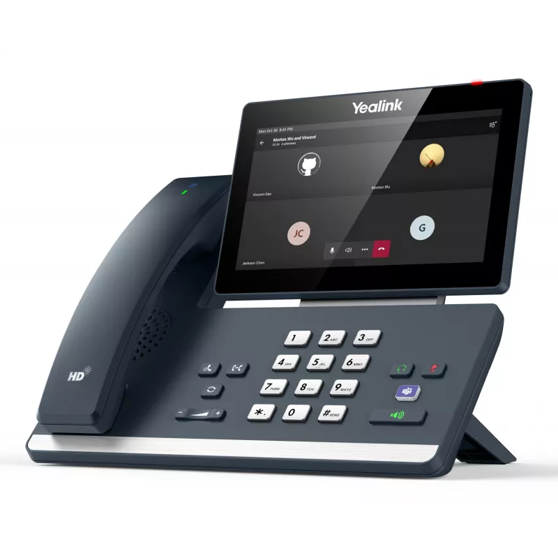 Yealink MP58-WH E2 Teams, IP telefonas, pilkas, laidinis ragelis, LCD, 17,8 cm (7 col.), 1024 x 600 pikselių