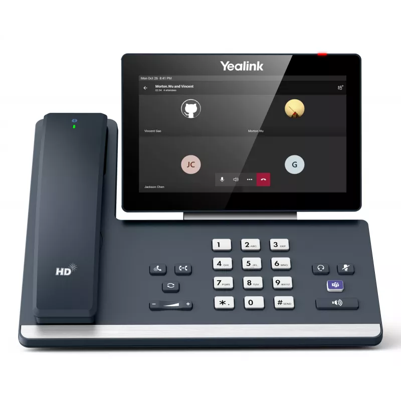 Yealink MP58-WH E2 Teams, IP telefonas, pilkas, laidinis ragelis, LCD, 17,8 cm (7 col.), 1024 x 600 pikselių