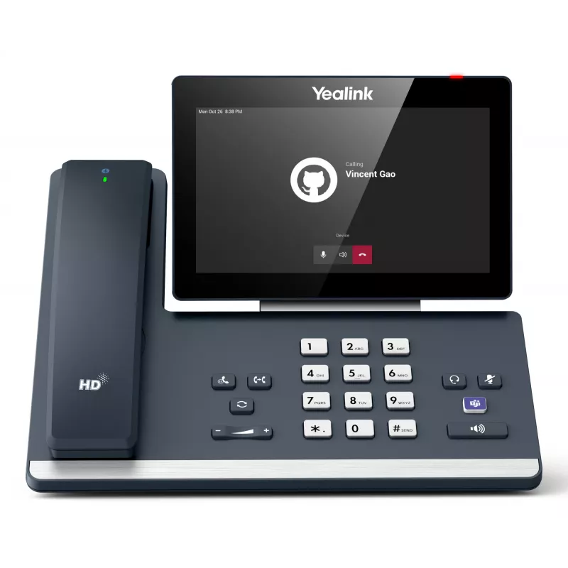 Yealink MP58-WH E2 Teams, IP telefonas, pilkas, laidinis ragelis, LCD, 17,8 cm (7 col.), 1024 x 600 pikselių