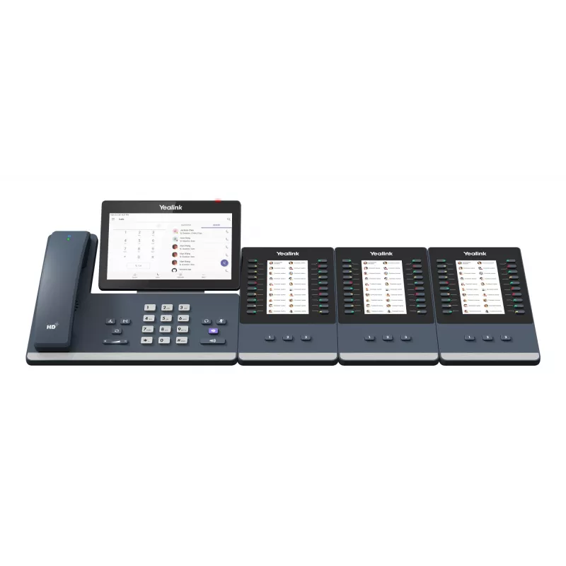 Yealink MP58-WH E2 Teams, IP telefonas, pilkas, laidinis ragelis, LCD, 17,8 cm (7 col.), 1024 x 600 pikselių