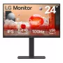 LG 24BA750-B kompiuterio monitorius 60,5 cm (23,8 colių) 1920 x 1080 pikselių Full HD LCD juodas