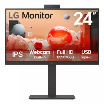 LG 24BA850-B kompiuterio monitorius 60,5 cm (23,8 col.) 1920 x 1080 pikselių Full HD juodas