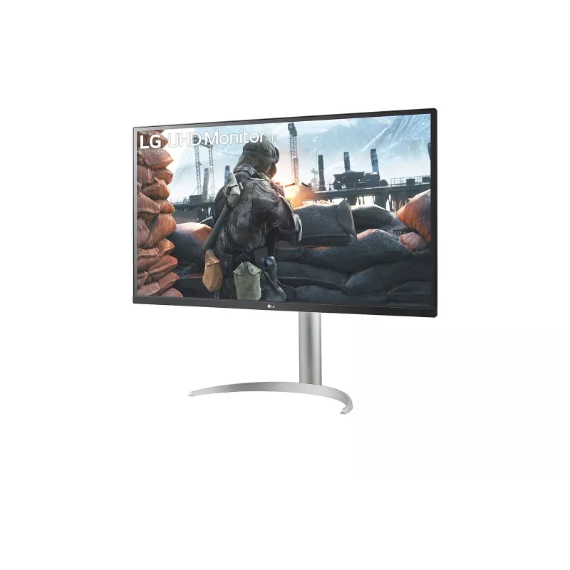 LG 27BP55U-B kompiuterio monitorius 68,6 cm (27 colių) 3840 x 2160 pikselių 4K Ultra HD LED sidabrinis