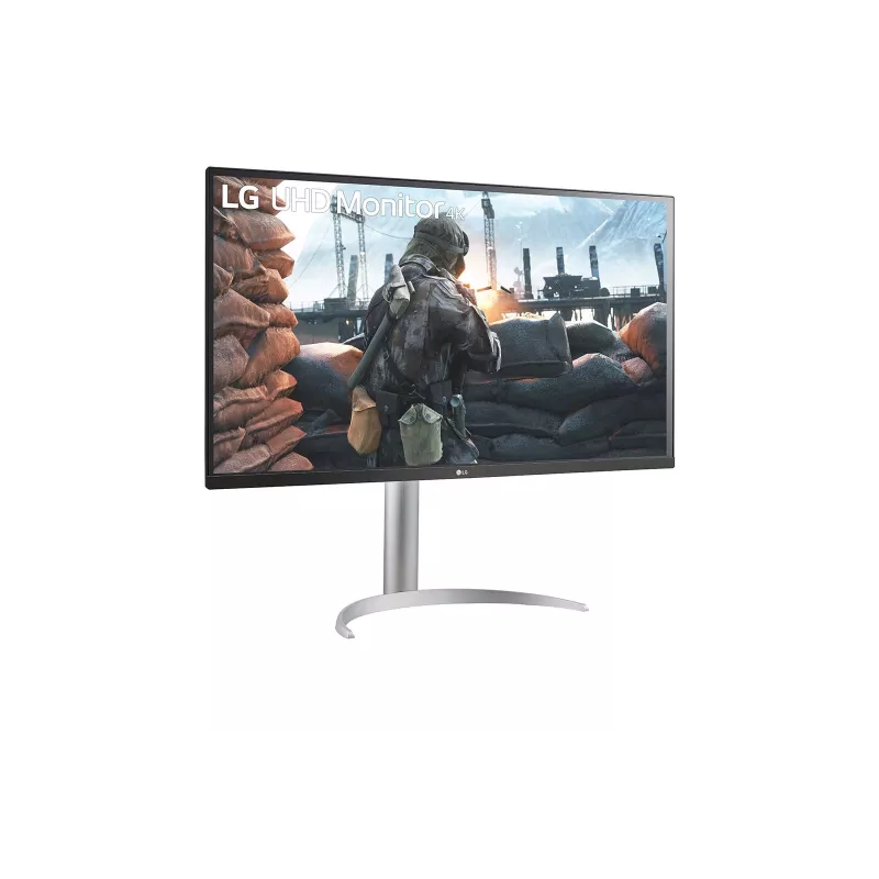 LG 27BP55U-B kompiuterio monitorius 68,6 cm (27 colių) 3840 x 2160 pikselių 4K Ultra HD LED sidabrinis
