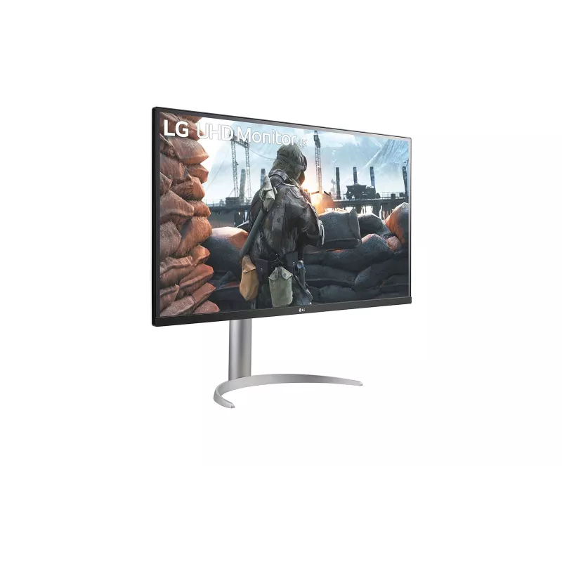 LG 27BP55U-B kompiuterio monitorius 68,6 cm (27 colių) 3840 x 2160 pikselių 4K Ultra HD LED sidabrinis