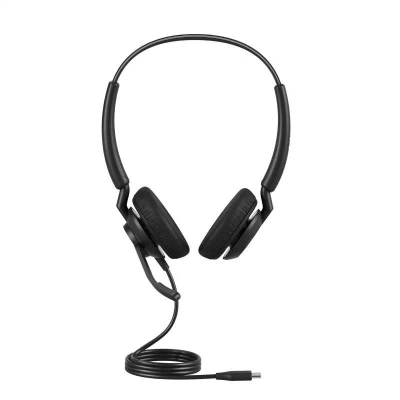 Jabra Engage 40 - USB-C UC Stereo, laidinis, biurui/skambučių centrui, 63 g, ausinės, juodos