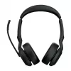 Jabra Evolve2 55 - Link380c UC Stereo, belaidis, biurui/skambučių centrui, 20 - 20000 Hz, 130 g, ausinės, juodos