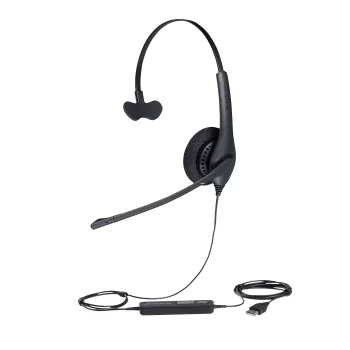Jabra BIZ 1500 Mono USB, laidinis, biurui/skambučių centrui, 20 - 6800 Hz, 48 g, ausinės, juodos