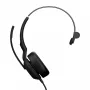 Jabra Evolve2 50 - USB-A MS Mono, laidinis, 20 - 20000 Hz, biuras/skambučių centras, 127 g, ausinės, juoda
