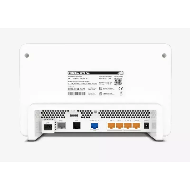 Box 5690 Pro belaidis maršrutizatorius Gigabit Ethernet Tri-band (2,4 GHz / 5 GHz / 5 GHz) Balta