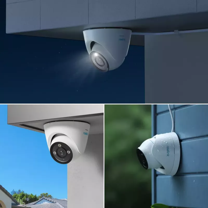 IP apsaugos kamera Reolink P434 4K, kupolinė, 8 MP, 3840×2160, PoE/DC, 2,8–8 mm, IR naktinis matymas 30 m, microSD iki 256 GB