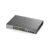 Zyxel GS1350-18HP-EU0101F tinklo komutatorius Valdomas L2 Gigabit Ethernet (10/100/1000) Power over Ethernet (PoE) Pilka