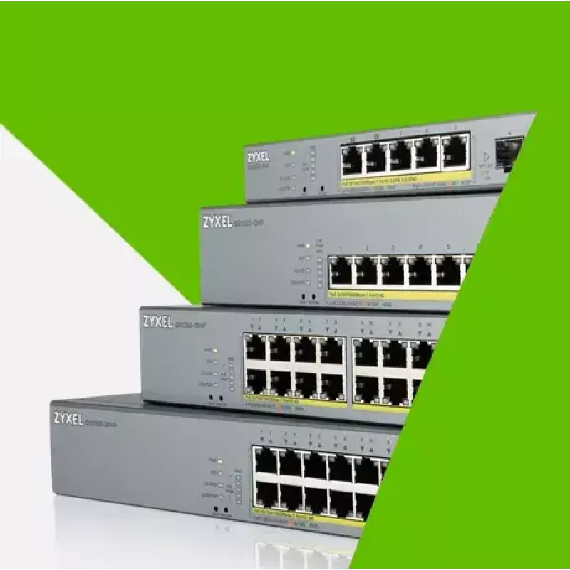 Zyxel GS1350-18HP-EU0101F tinklo komutatorius Valdomas L2 Gigabit Ethernet (10/100/1000) Power over Ethernet (PoE) Pilka