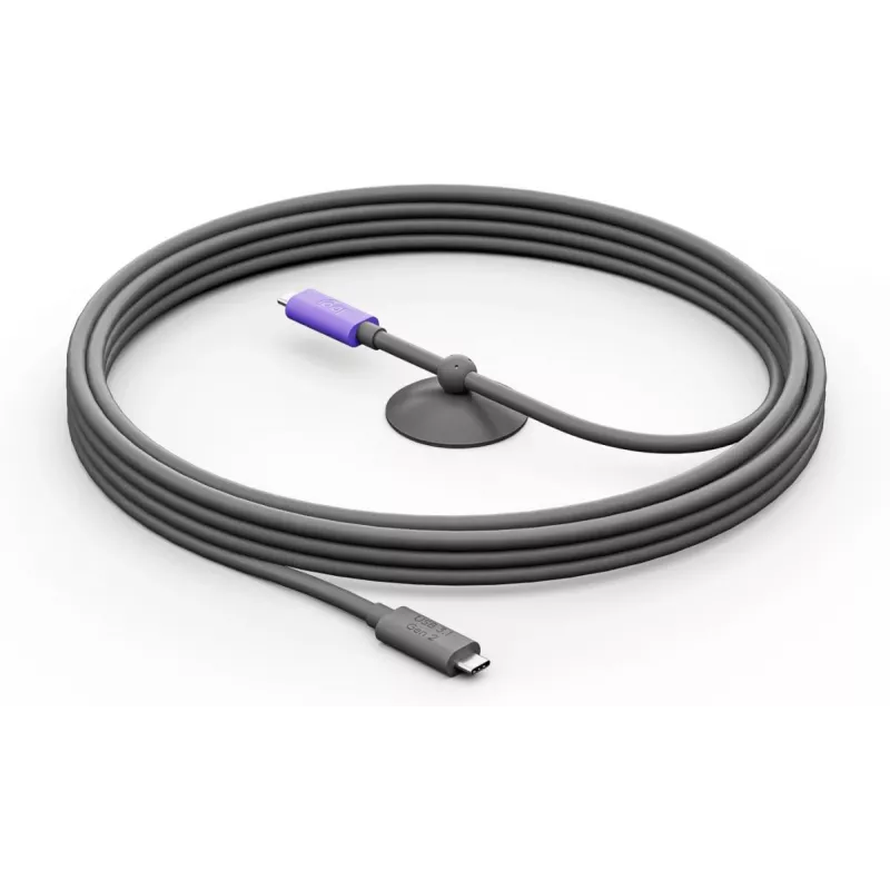 USB kabelis Logitech 952-000195 USB 3.2 Gen 2 5 m USB C Grafito Violetinė