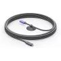 USB kabelis Logitech 952-000195 USB 3.2 Gen 2 5 m USB C Grafito Violetinė