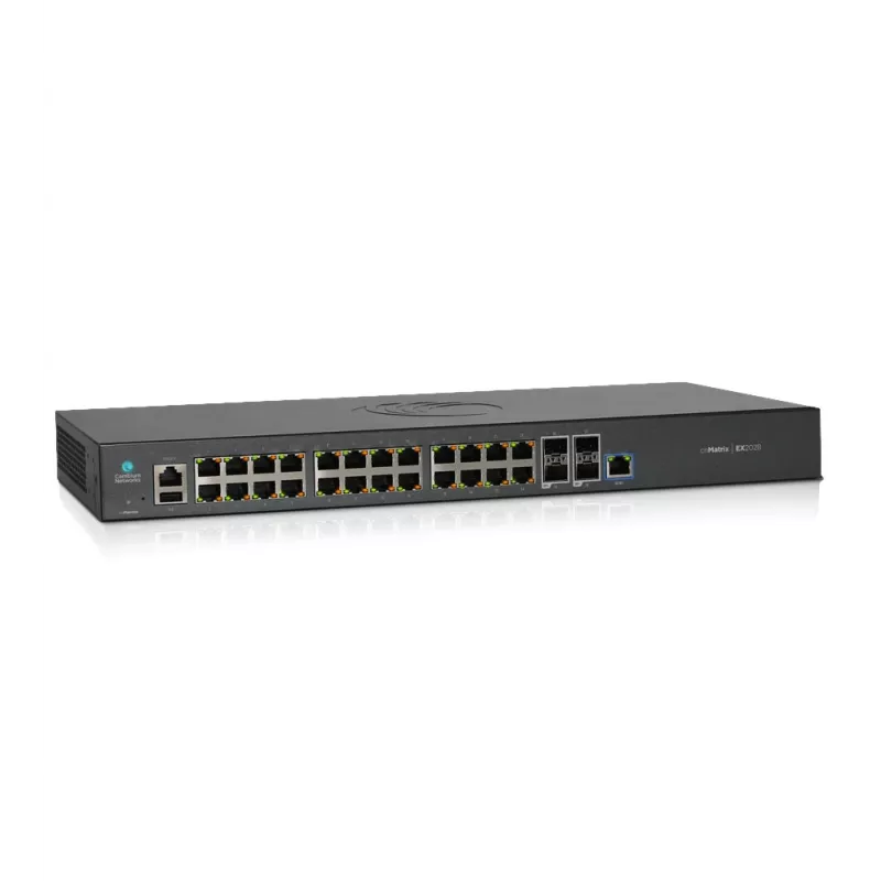 Cambium Networks cnMatrix EX2028 valdomas L2/L3 gigabitinis eterneto komutatorius