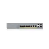 Zyxel GS1350-12HP-EU0101F tinklo komutatorius Valdomas L2 Gigabit Ethernet (10/100/1000) Power over Ethernet (PoE) Pilka
