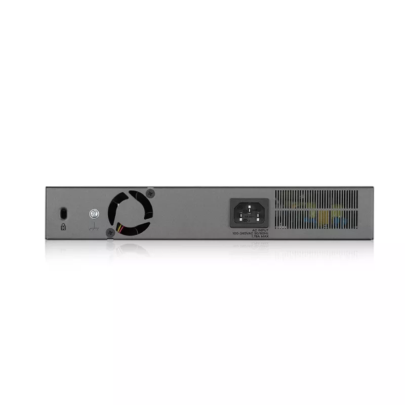 Zyxel GS1350-12HP-EU0101F tinklo komutatorius Valdomas L2 Gigabit Ethernet (10/100/1000) Power over Ethernet (PoE) Pilka