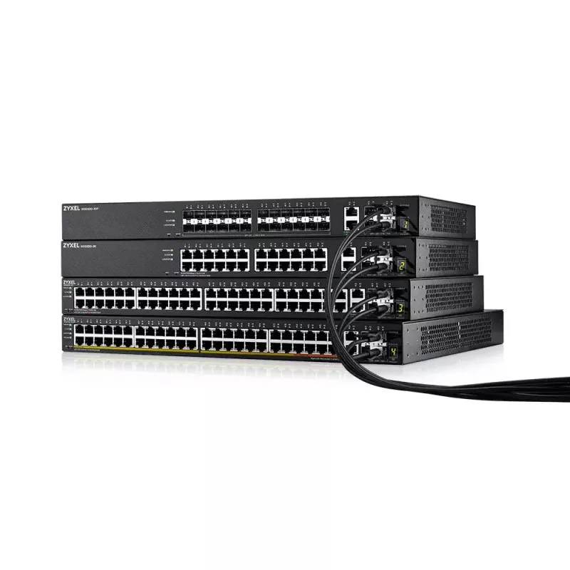 Zyxel XGS2220-30 valdomas L3 gigabitas Ethernet (10/100/1000) juodos spalvos