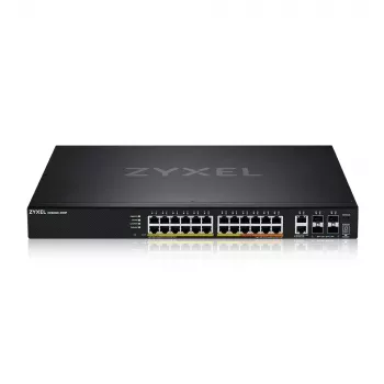 Zyxel XGS2220-30HP valdomas L3 Gigabit Ethernet (10/100/1000) maitinimas per Ethernet (PoE) juodas