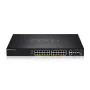 Zyxel XGS2220-30HP valdomas L3 Gigabit Ethernet (10/100/1000) maitinimas per Ethernet (PoE) juodas