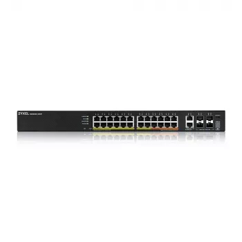 Zyxel XGS2220-30HP valdomas L3 Gigabit Ethernet (10/100/1000) maitinimas per Ethernet (PoE) juodas